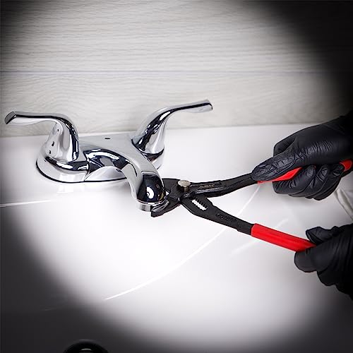 Abn Large Slip Joint Pliers - 3 Piece Alligator Pliers Set With 7, 10, And 16In Length For Plumbing Auto And Heating #TOP6