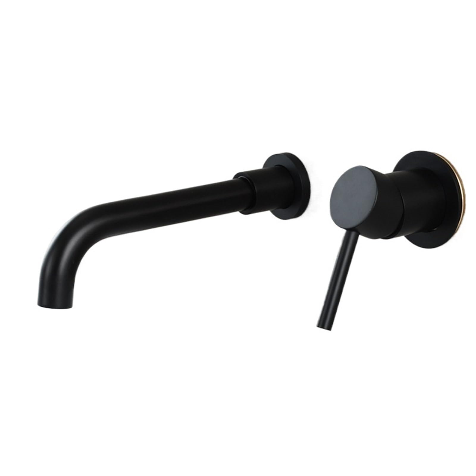 Mkyyioed Black Bathroom Taps Brush Washroom Faucet Torneiras De Cozinha Para Pia Banheiro Household Hot Cold Basin Bathroom Swivel Spout(Black)
