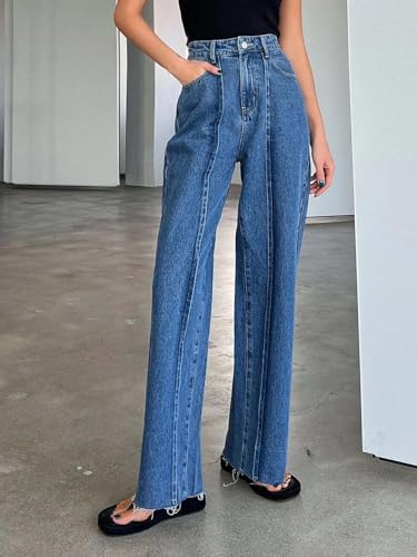 Image of KOTTY Soft Stretch Straight Fit Jeans - Mid Waist Structured Look