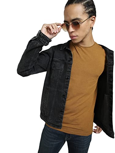 Image of Jack & Jones Men's Solid Slim Fit T-Shirt