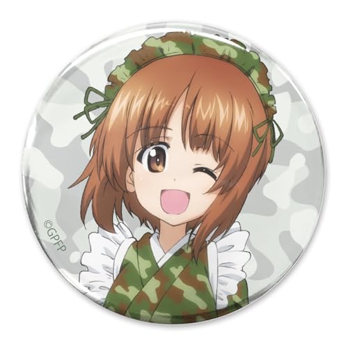 【公式】二次元コスパ ガールズ＆パンツァー 最終章 西住みほ 65mm缶バッジ ミリタリーメイドver.のサムネイル