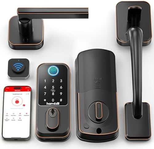 WiFi Smart Locks for Front Door: Hornbill Keyless Entry Door Lock with ...