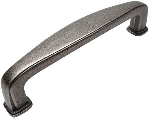 25 Pack - Cosmas 4392WN Weathered Nickel Modern Cabinet Hardware Handle Pull - 3-3/4" Inch (96mm) Hole Centers