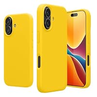 kwmobile Handyhülle für iPhone 17 Hülle, für iPhone 17 Case - Hülle Silikon - kabelloses Laden - Strahlend Gelb – Ansicht 8