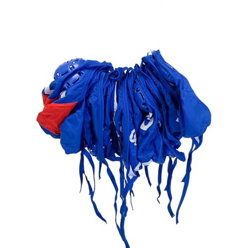 Turbo Standard Water Polo Cap Set with 3 Numbers (Royal)