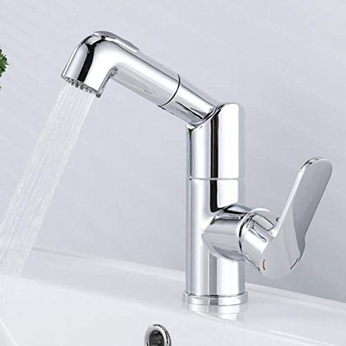 Grifo de lavabo para lavado de cabello cómodo con mezclador monomando de baño