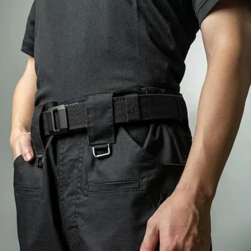 Nylon Ratchet Belt Men′s Sports Belt Adjustable Quick Release Buckle Woven Waist Belt with Automatic Slide Buckle2