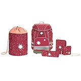 Set beinhaltet: Schulranzen, Turnbeutel, Schlampermäppchen, Brustbeutel und bestücktes Etui mit Markenprodukten von Staedtler