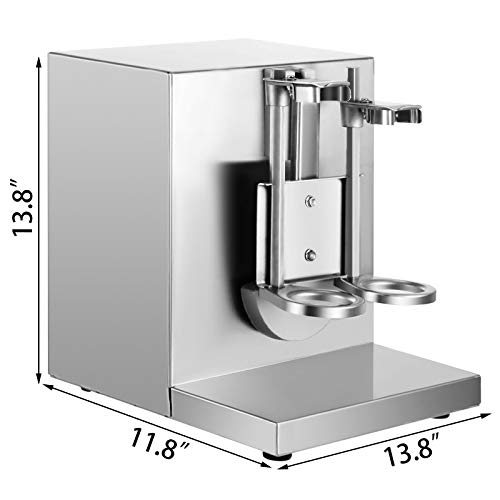 image for Happybuy 110V Electric Milk Tea Shaker Machine 120W 400r/min Stainless