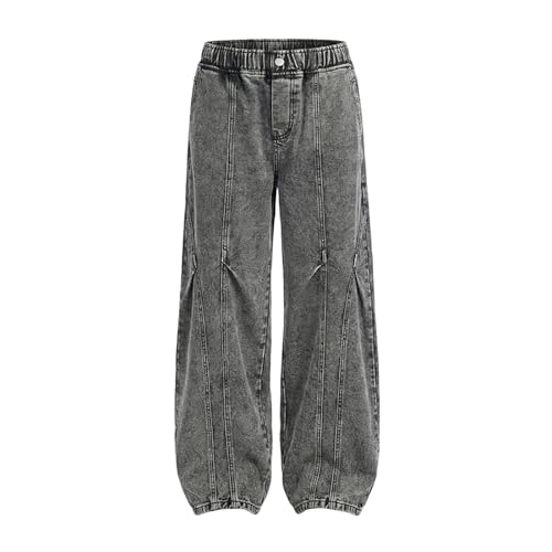 Pantalon streetwear en denim robuste avec poches pratiques cargo