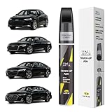 XNA Brilliant Black(LY9B/A2) for Audi Touch Up Paint, Car Scratch Remover for Nicks and Chips Repair, 2-In-1 Quick & Easy Fix Car Scratch Repair Kit with Exact Color-Matched