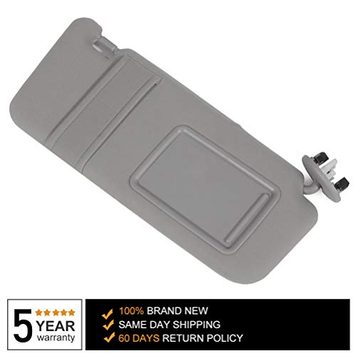 Ocpty Right Passenger Side Gray Sun Visor With Sunroof Fit For 2006 2007 2008 2009 2010 2011 For Toyota Camry (74310-06770-B0,04002-30306-B0) #TOP7