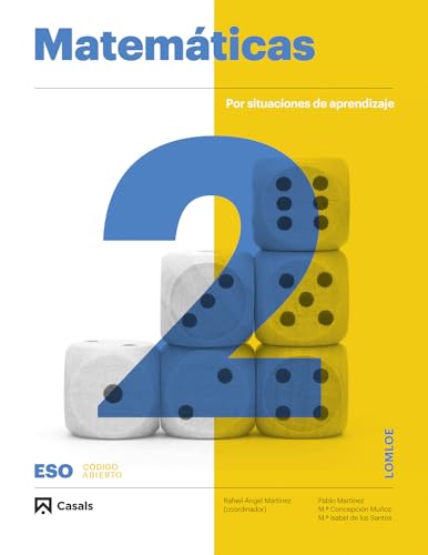Portada de Matemáticas 2º ESO LOMLOE Proyecto Codigo Abierto Andalucía