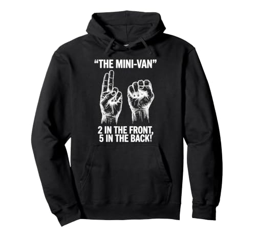 Funny 2 In The Front 5 In The Back Humor Minivan Mini Van �p�[�J�[