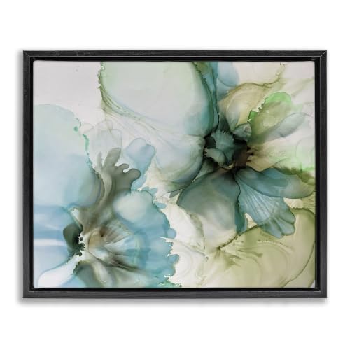 Abstract Floral Petals Blooming, 16 x 20 Inch Canvas in Floater Frame