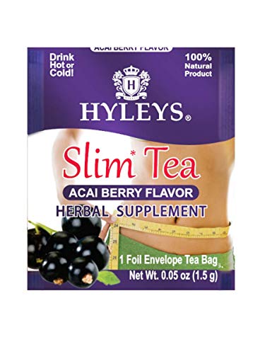 Hyleys Slim Tea 5 Flavor Assorted Tea - 42 Tea Bags (100% Natural, Sugar Free, Gluten Free And Non-Gmo) & Hyleys Wellness Colon Cleanse Blackberry - 25 Tea Bags (100% Natural, Sugar Free) #TOP2