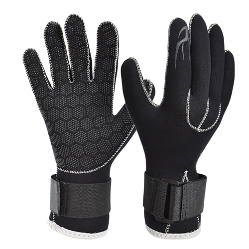 Guantes de buceo de neopreno para hombre y pesca en agua fría con agarre mejorado
