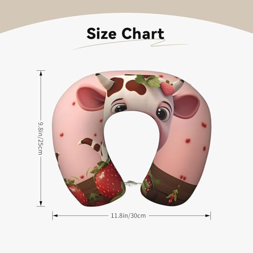 Almohada de viaje espuma viscoelástica U cómoda miniatura 4