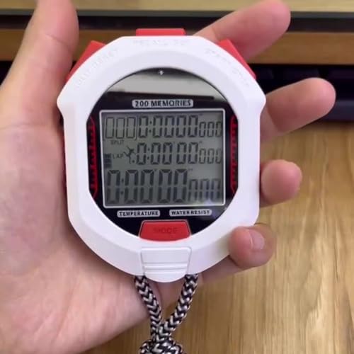 Cronómetro digital impermeable para deportes miniatura 6