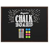 DOLLAR BOSS Pizarra magnética de 88 x 118 cm, menú para el hogar