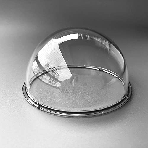 3.3 Inch Acrylic Clear Dome Cover, Security CCTV Camera Housing Transparent Case Cover, Outer Clear Glass Hemisphere Shell for Hikvision Samsung 85x45mm, Non-Electronic Replacement Cover