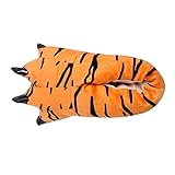 Tierpfote Hausschuhe Kinder Junge Mädchen Plüschhausschuhe Home Warm Pantoffeln Weicher Boden Hüttenschuhe Rutschfest Indoor Baumwollschuhe Winter Hausschuh