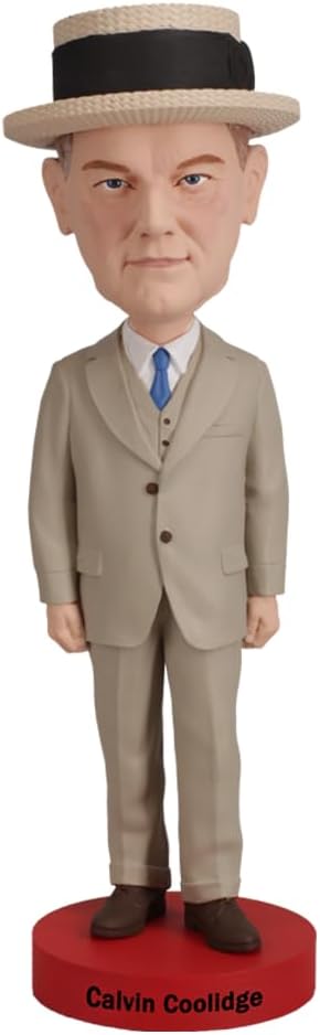 Royal Bobbles Calvin Coolidge Collectible Bobblehead Statue