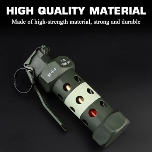 Zhongren Dummy Grenade Toy Model Plastic Grenades CS Airsoft Tactical Gear Accessories for Army Fans Cosplay Movie Props Outdoor (M-84) - Thumbnail 6