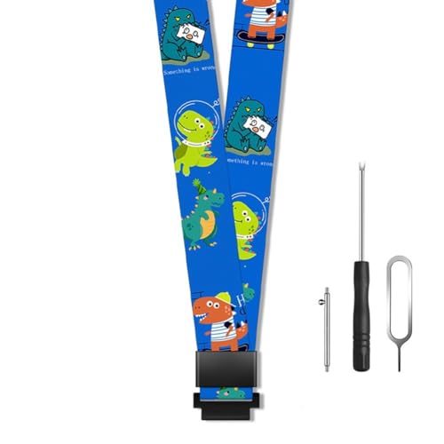 Carneedi Lanyard voor 4G-smartwatch voor kinderen (Blauw)