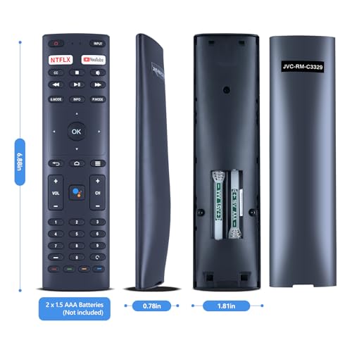Télécommande vocale JVC GTV KT1942 KONKA RM-C3329 RM-C3359 RM-C3369 PZL