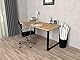 POKAR Tischplatte 2,5 cm Massiv Schreibtischplatte Bürotischplatte für Schreibtisch, Esstisch, Golden Craft Eco Eichen, 160 x 80 x 2,5 cm