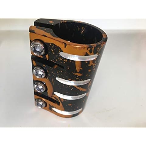 Flavor Spray Scooter Quad Clamp 31.8 - Black and Gold Cover