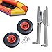 Boat Launch Wheels Starting for Inflatable Raft Starter Adjustable Trolley Trailer Wheel Detachable