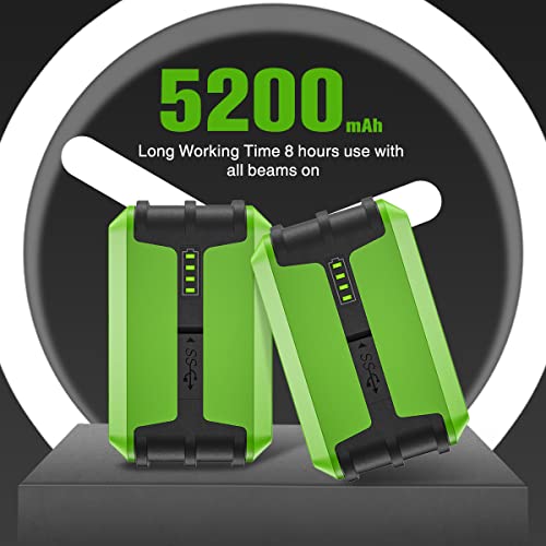 image for Huepar 3D Laser level Green Beam Tiling Floor Laser Tool with 2 Li-ion