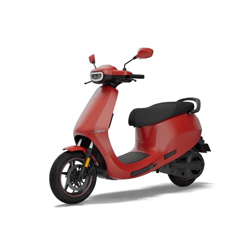 Image of OLA S1 Pro+ 3rd Gen (5.3 Kwh) High Speed Electric Scooter with charger - Passion Red - Ex-Showroom