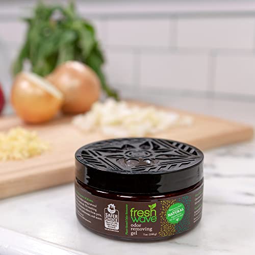 Fresh Wave Odor Removing Gel, 15 Oz. & 7 Oz.| Odor Absorbers For Home | Safer Odor Relief | Natural Plant-Based Odor Eliminator | Every 15 Oz. Lasts 30-60 Days | For Cooking, Trash & Pets #TOP6