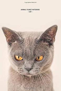 Animal Planet Notebook - Cat : Notebook with Animals on Cover ,110 Pages, Sheetmusic, 6 X 9 (15. 24 X 22. 86 Cm). Perfect for Kids and Adult!