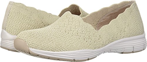 Image of Skechers Women's Seager Stat Scalloped Collar Engineered Skech-Knit Slip-on Classic Fit Loafer