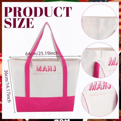 Bolsas para Juego Mahjong Americano CLYTTE Rosa miniatura 2