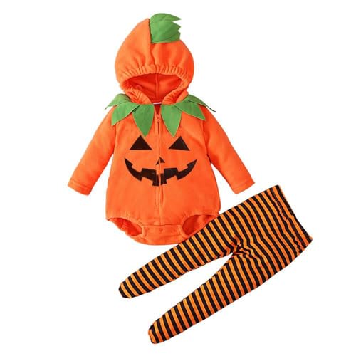Disfraz de calabaza para bebé para sesiones de fotos de Halloween