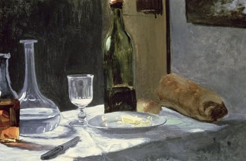 Affiche nature morte Claude Monet pour décoration de bureau élégante