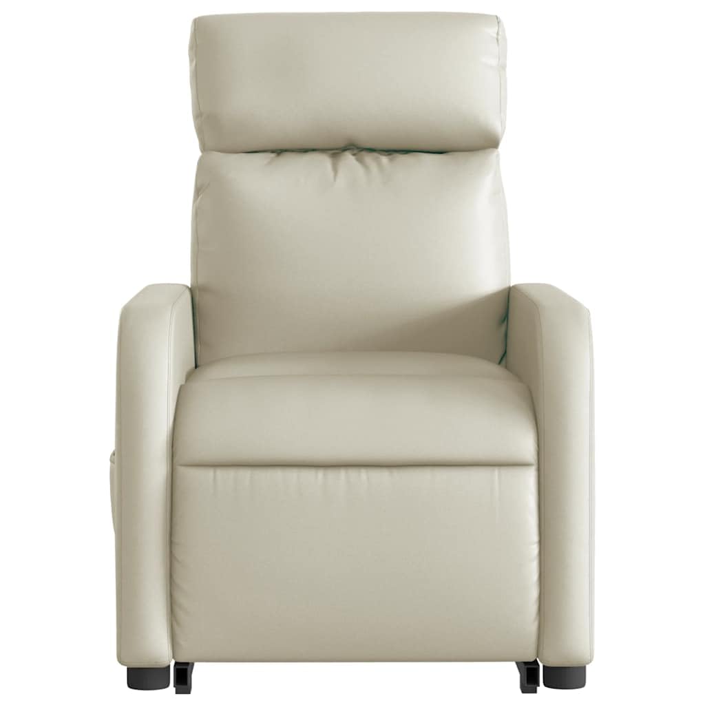 Sillón elevador eléctrico reclinable con masaje por vibración, 6 puntos de masaje, función elevación e inclinación hasta 135°, estructura estable de madera