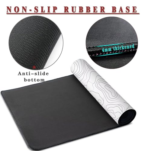 Mouse pad mat antidérapant XL pour stabiliser votre clavier