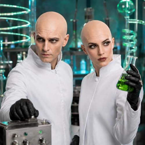 eygeufg 2 Sets Latex Bald Caps for Adults - image 3