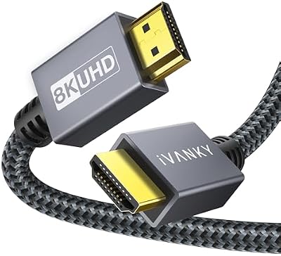 IVANKY 10K 8K HDMI Cable 10 ft, 48Gbps HDMI 2.1 Cable Ultra High Speed