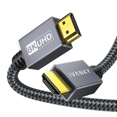 IVANKY 10K 8K HDMI Cable 10 ft, 48Gbps HDMI 2.1 Cable Ultra High Speed