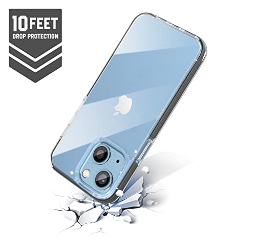 Image of Vaku Luxos Thermoplastic Polyurethane Guard Series For iPhone 14 Plus Cover Case,10 Feet Drop Protection,Shockproof,Scratch Resistant,Slim,Thin Compatible With iPhone 14 Plus Back Cover-Grey