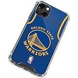 Skinit Clear Phone Case Compatible with iPhone 14 - Officially Licensed NBA Golden State Warriors Jersey Design
