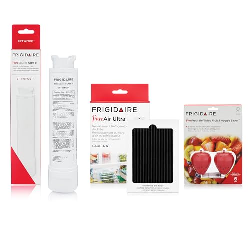 Image of Frigidaire PureSource Ultra (EPTWFU01) & PureAir Ultra (PAULTRA) & PureFresh (FRPFUFV2) Water & Air Filter Combo Kit