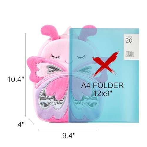 NICE CHOICE Cute Toddler Backpack Toddler Bag Mini Travel Bag for Girl Boy 2-6 Years(Little Butterfly-Pink) by NICE CHOICE - Image 2